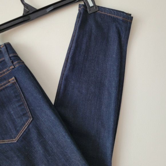 J. Crew Toothpick Dark Wash Mid Rise Slender Ankle Jeans Size 27 - Picture 6 of 15